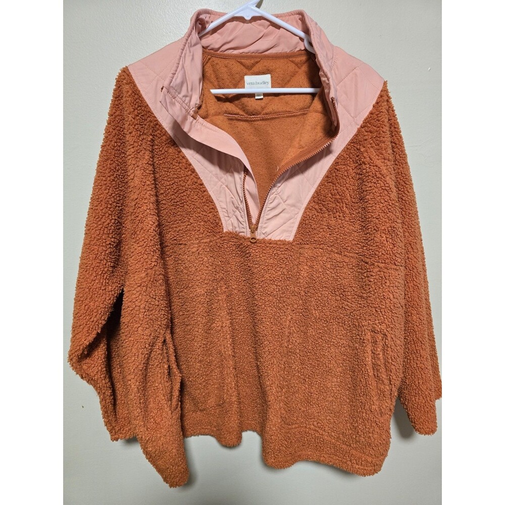 Vera Bradley Women's Outlet Teddy Fleece Pullover Sweatshirt Plus Size 3xl